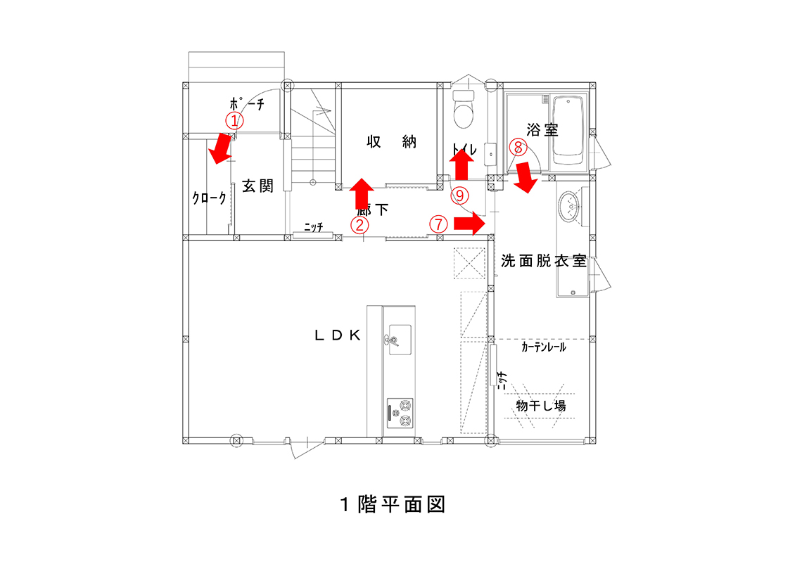 1階平面図